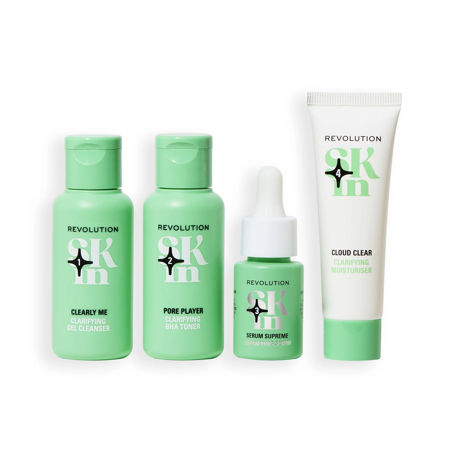 REVOLUTION SKIN CLEARLY CLARIFY 4 STEP STARTER KIT