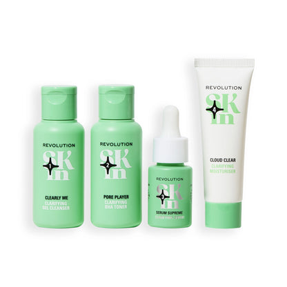 REVOLUTION SKIN CLEARLY CLARIFY 4 STEP STARTER KIT