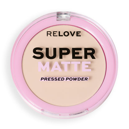 REVOLUTION RELOVE SUPER MATTE PRESSED POWDER TRANSLUCENT