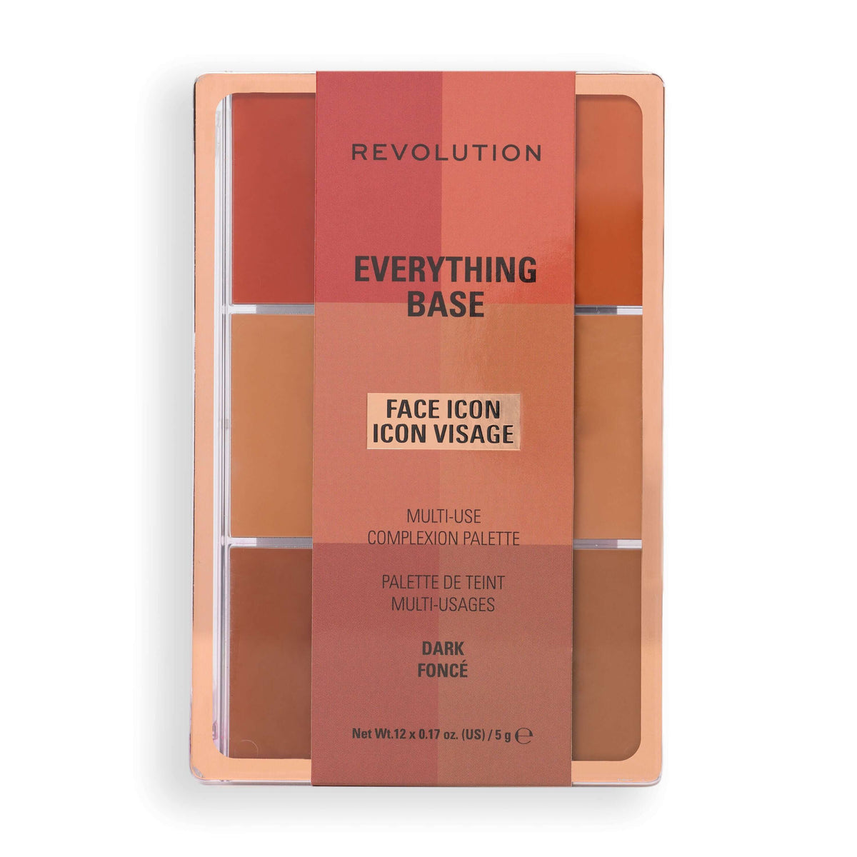 Revolution Everything Base Face Icon Complexion Palette Dark — photo 2