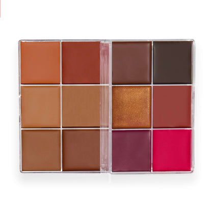 Revolution Everything Base Face Icon Complexion Palette Dark — photo 5