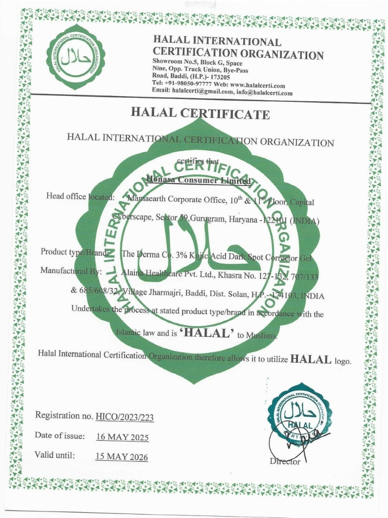 3% KOJIC ACID DARK SPOT CORRECTOR GEL WITH AZELAIC & TRANEXAMIC ACID - 30G