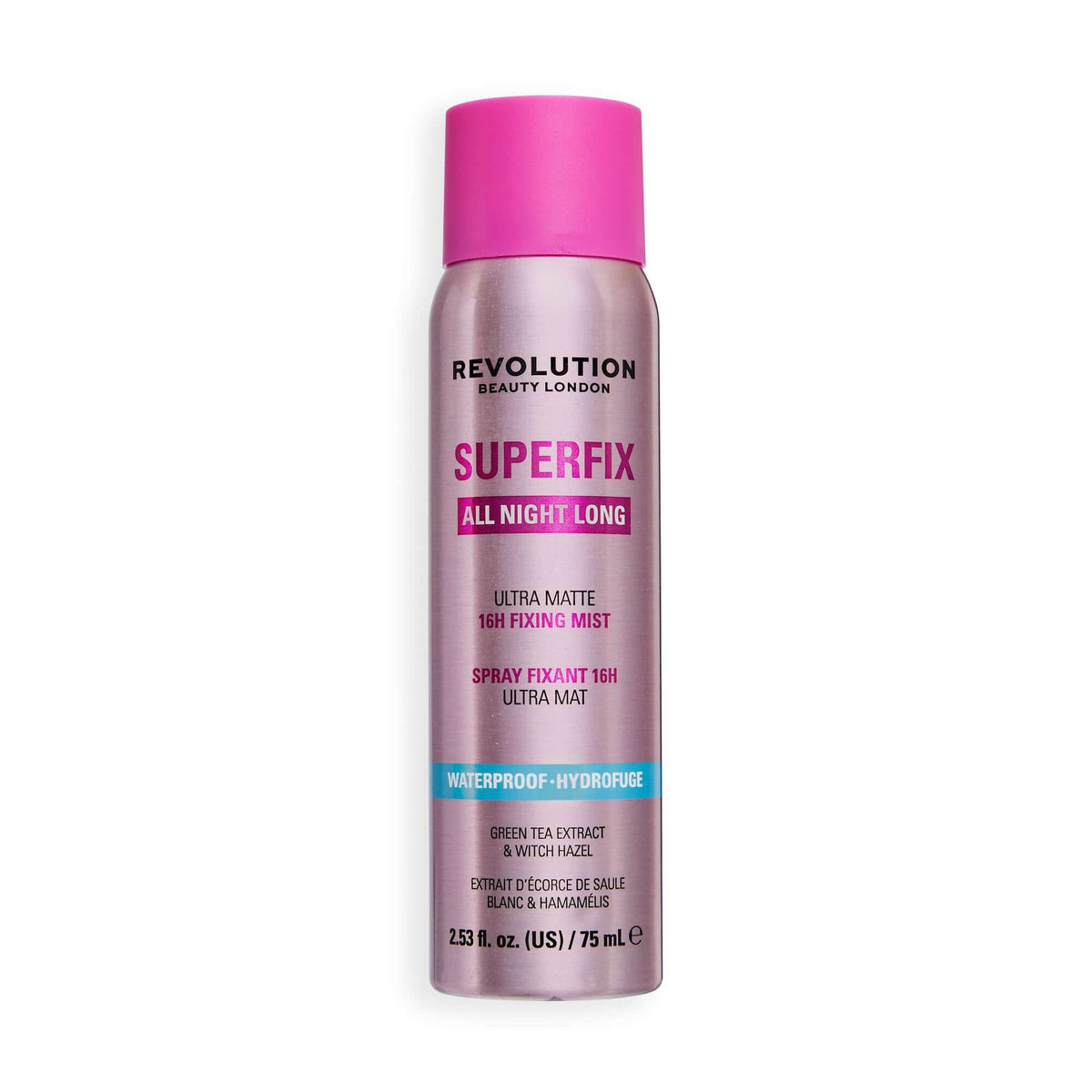 Revolution Superfix All Night Long Waterproof Fixing Mist 75ml