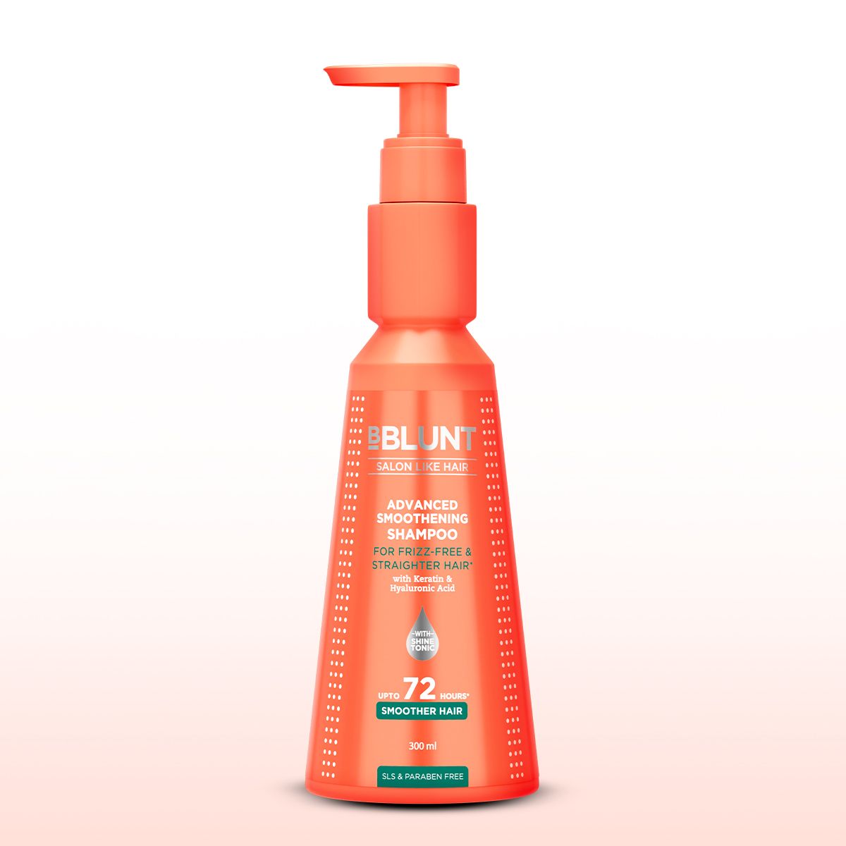 ADVANCED SMOOTHENING SHAMPOO WITH KERATIN & HYALURONIC ACID 300ML