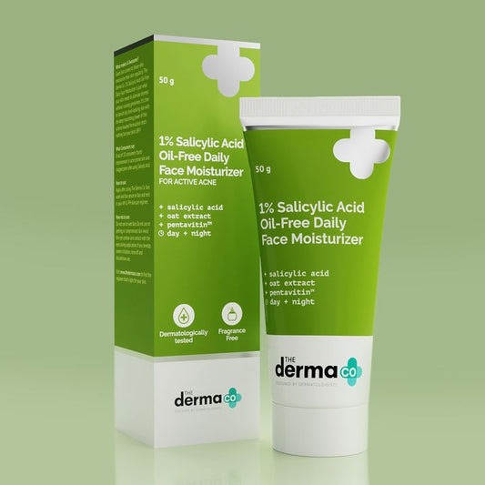 1% SALICYLIC ACID OIL-FREE MOISTURIZER FOR FACE WITH OAT EXTRACT - 50G