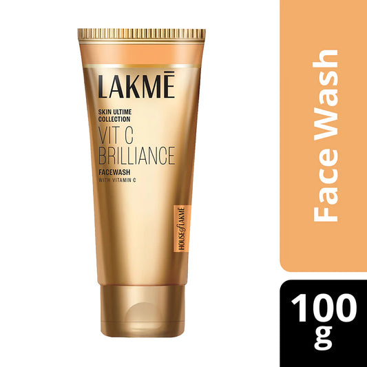 LAKME VITAMIN C BRILLIANCE FACEWASH WITH VITAMIN C FACE WASH FOR BRIGHTER SKIN 100G