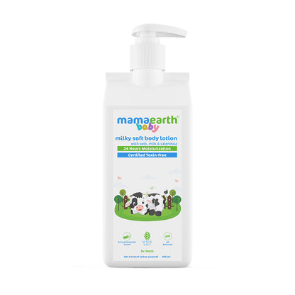 MILKY SOFT BODY LOTION FOR BABIES WITH OATS, MILK AND CALENDULA - 400ML