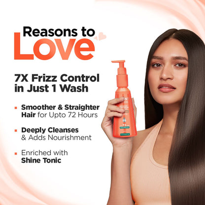 ADVANCED SMOOTHENING SHAMPOO WITH KERATIN & HYALURONIC ACID 300ML