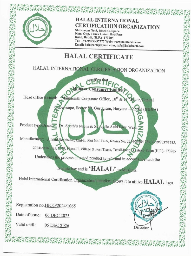 DR. SHETH'S NEEM & SALICYLIC ACID FACEWASH 100G