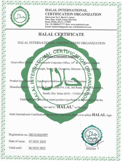 RADIANCE+ OIL FREE MOISTURIZER WITH WATERMELON & NIACINAMIDE FOR RADIANT SKIN - 100G