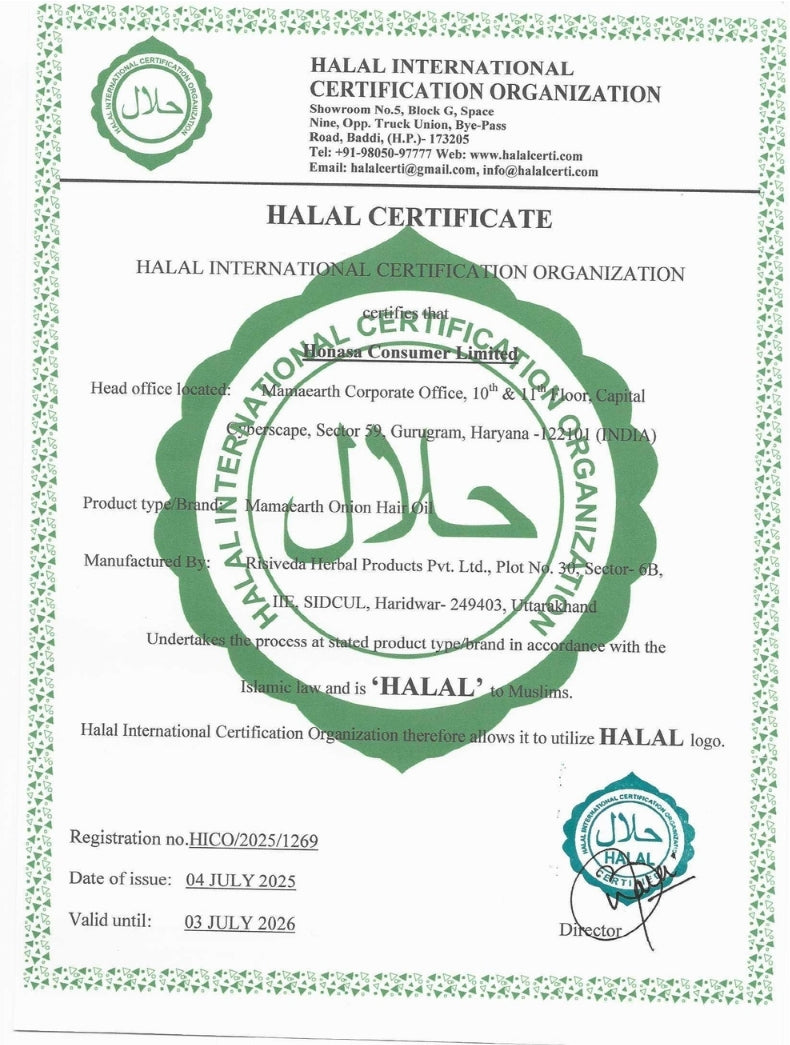 ONION HAIR OIL WITH ONION OIL & REDENSYL FOR HAIR FALL CONTROL - 250 ML