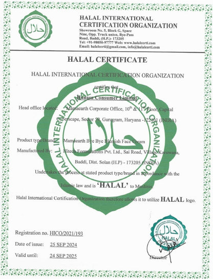 BYE BYE BLEMISHES FACE CREAM FOR REDUCING PIGMENTATION AND BLEMISHES 30G