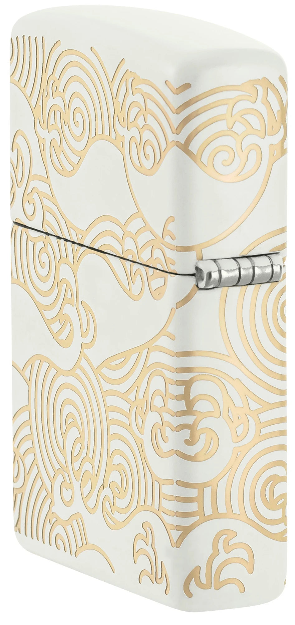 Zippo White Pattern Design