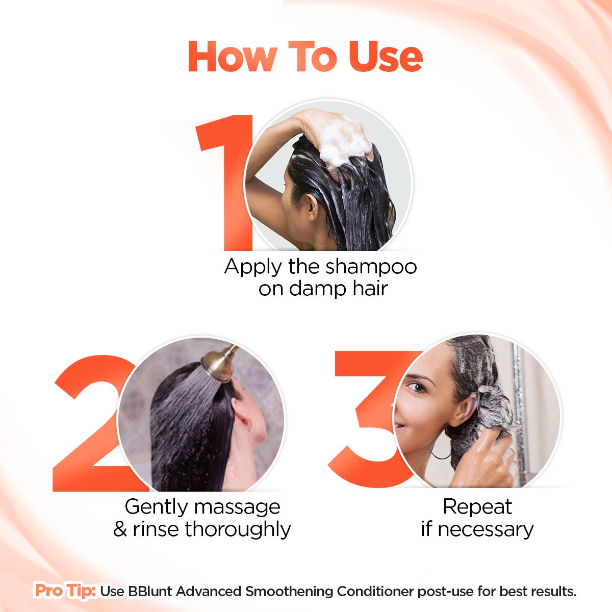 ADVANCED SMOOTHENING SHAMPOO WITH KERATIN & HYALURONIC ACID 300ML