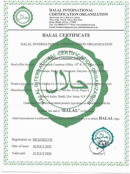 1% SALICYLIC ACID DAILY EXFOLIATING BODY WASH WITH GLYCOLIC ACID & PENTAVITIN 250ML