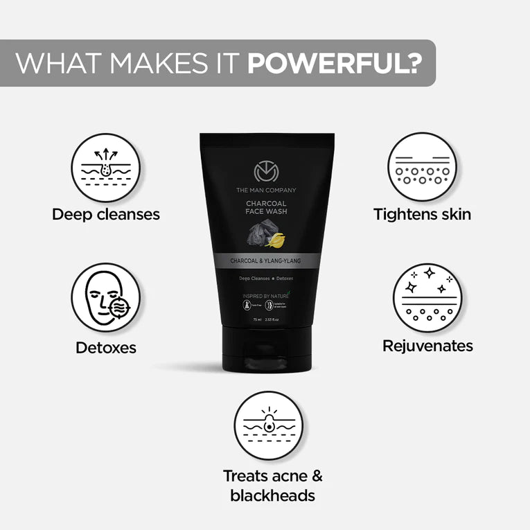 CHARCOAL FACE WASH | 75ML