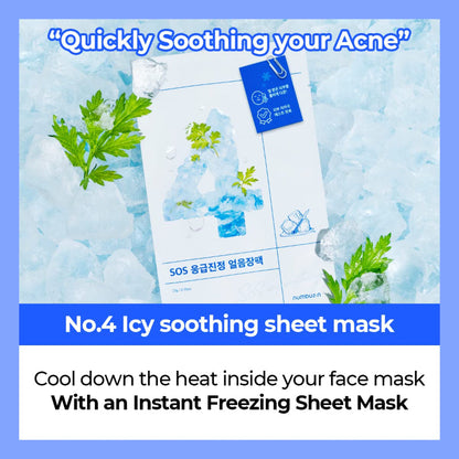 Numbuzin No.4 Icy Soothing Sheet Mask 27ml — photo 5
