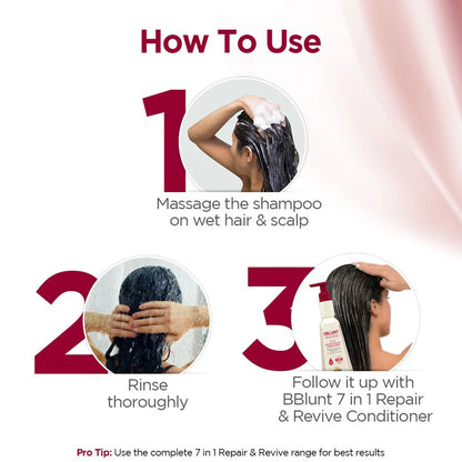 7 IN 1 REPAIR & REVIVE SHAMPOO FOR UPTO 100% DAMAGE REPAIR - 300ML