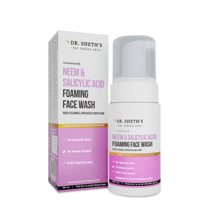 NEEM AND SALICYLIC ACID FOAMING FACE WASH 100ML