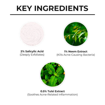 NEEM AND SALICYLIC ACID FOAMING FACE WASH 100ML