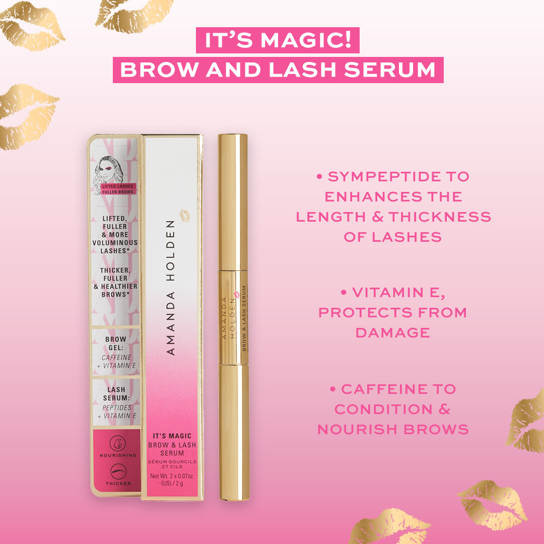 REVOLUTION PRO X AMANDA HOLDEN IT'S MAGIC BROW & LASH SERUM DUO