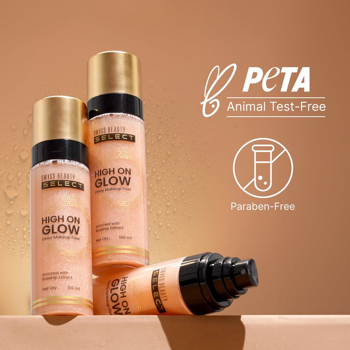 Swiss Beauty Select High On Glow Makeup Fixer Spray