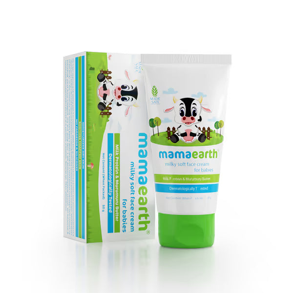 MILKY SOFT FACE CREAM WITH MURUMURU BUTTER FOR BABIES, 60G