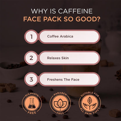CAFFEINE FACE PACK | COFFEE ARABICA & KAOLIN CLAY 100ML