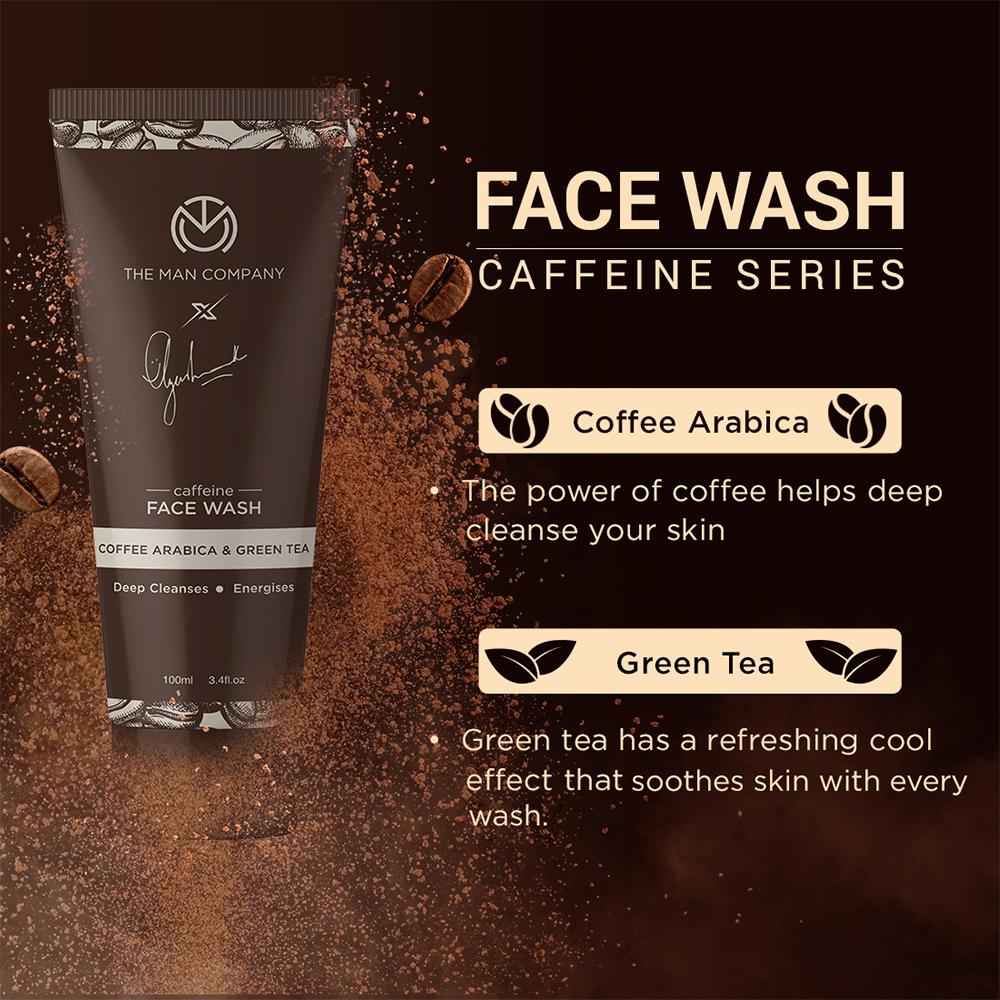 CAFFEINE FACE WASH | COFFEE ARABICA & GREEN TEA 100ML