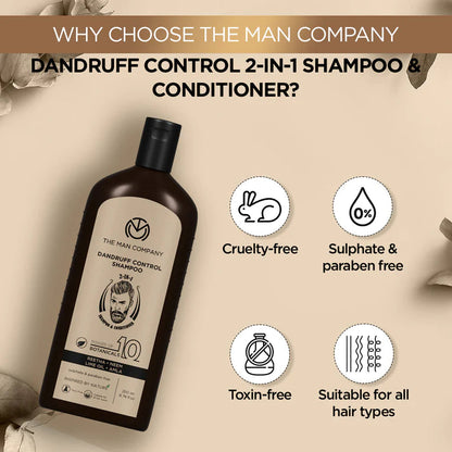 DANDRUFF CONTROL 2-IN-1 SHAMPOO & CONDITIONER