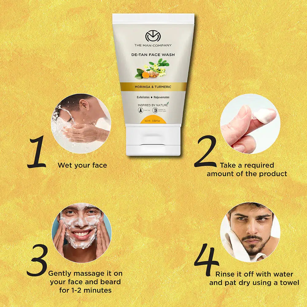 DE-TAN FACEWASH 100ML