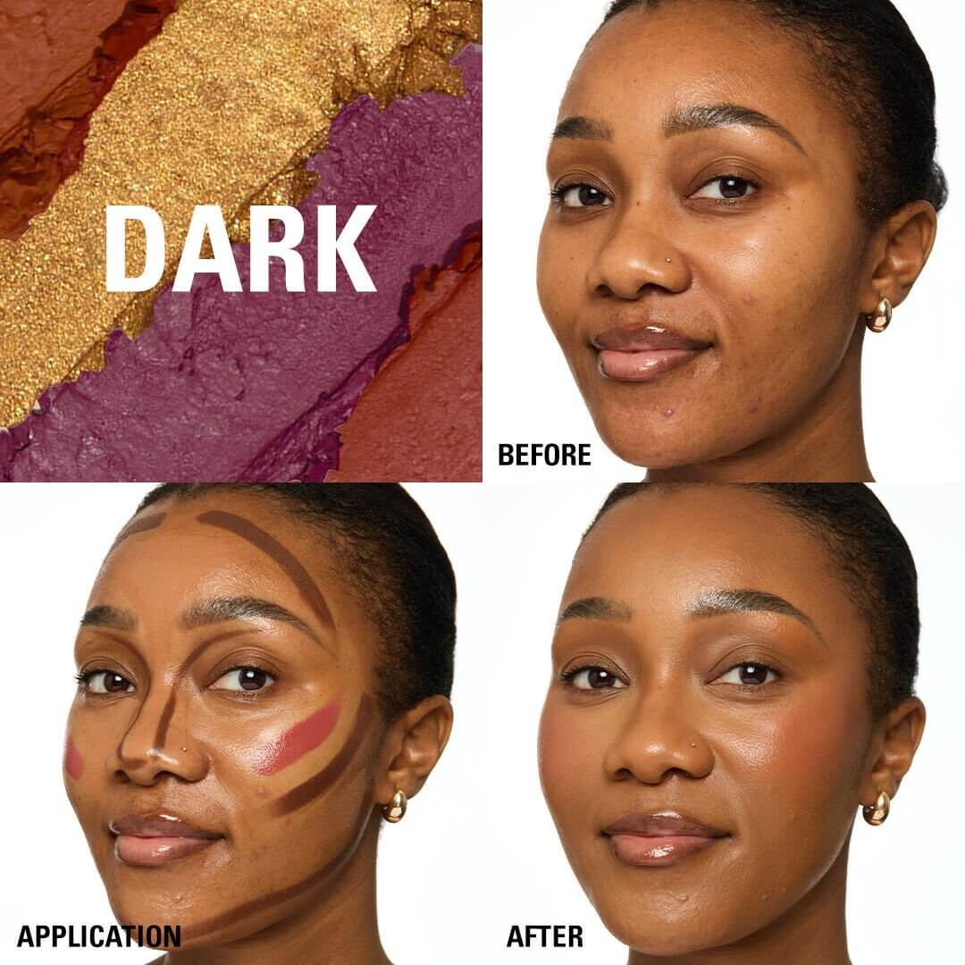 Revolution Everything Base Face Icon Complexion Palette Dark — photo 6