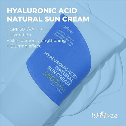 HYALURONIC ACID NATURAL SUN CREAM 50ML