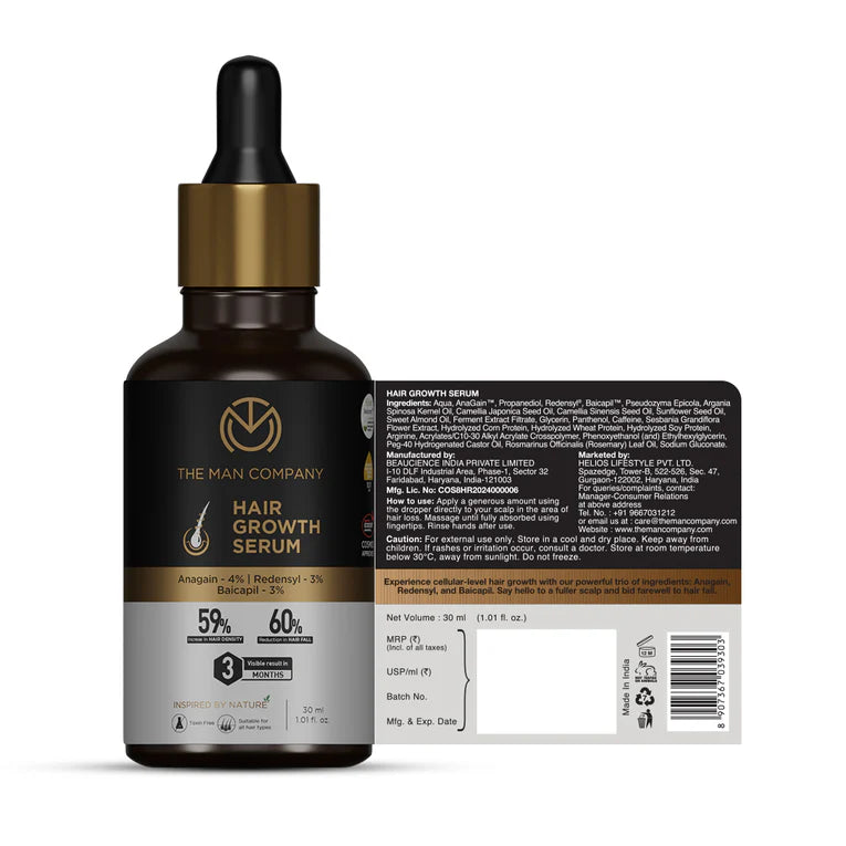 HAIR GROWTH SERUM | VISIBLE RESULT IN 3 MONTHS 30ML