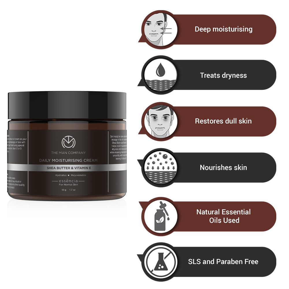 MOISTURISING CREAM | SHEA BUTTER AND VITAMIN E 50G