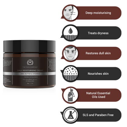 MOISTURISING CREAM | SHEA BUTTER AND VITAMIN E 50G