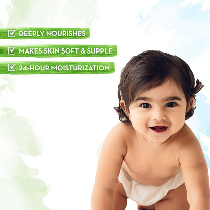 MILKY SOFT BODY LOTION FOR BABIES WITH OATS, MILK AND CALENDULA - 400ML