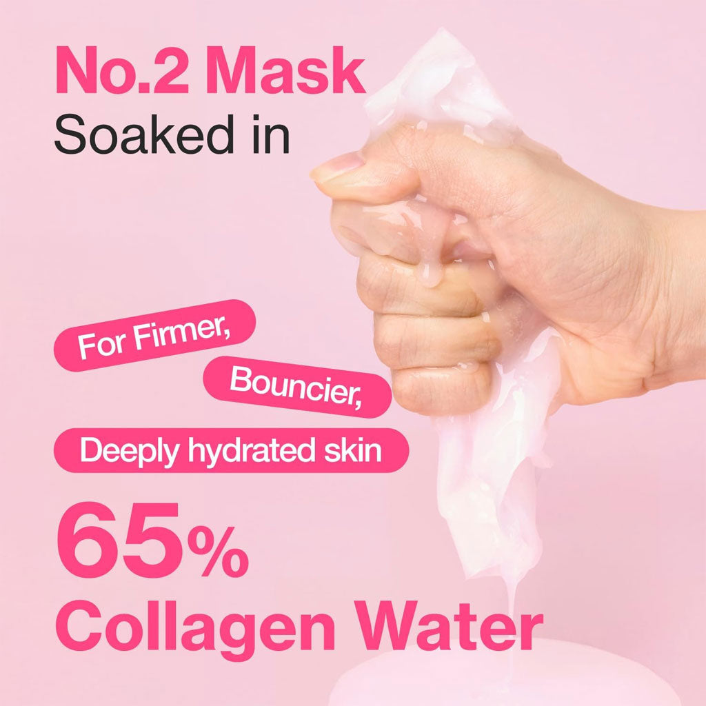 Numbuzin No.2 Rose PDRN Collagen Plumping Sheet Mask 33ml — photo 2