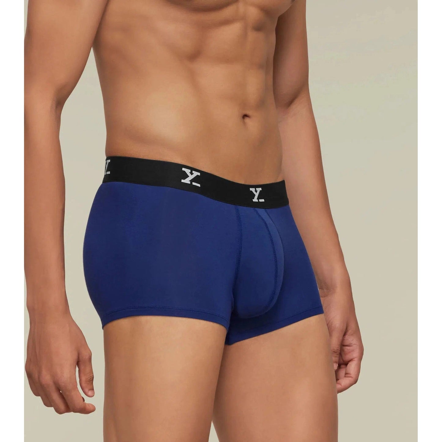 PACK OF 2 TENCEL™ TRUNKS- : ACE CHARCOAL GREY /TWILIGHT BLUE