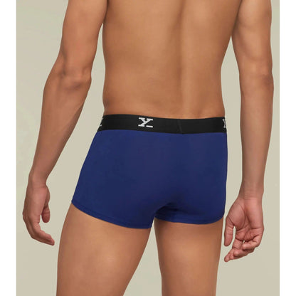 PACK OF 2 TENCEL™ TRUNKS- : ACE CHARCOAL GREY /TWILIGHT BLUE