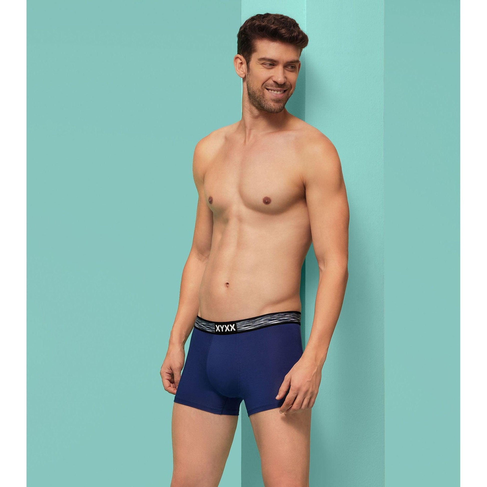 PACK OF 2 TENCEL™ TRUNKS- : HUES COLLECTION - CLASSIC BLUE / TWILIGHT BLUE