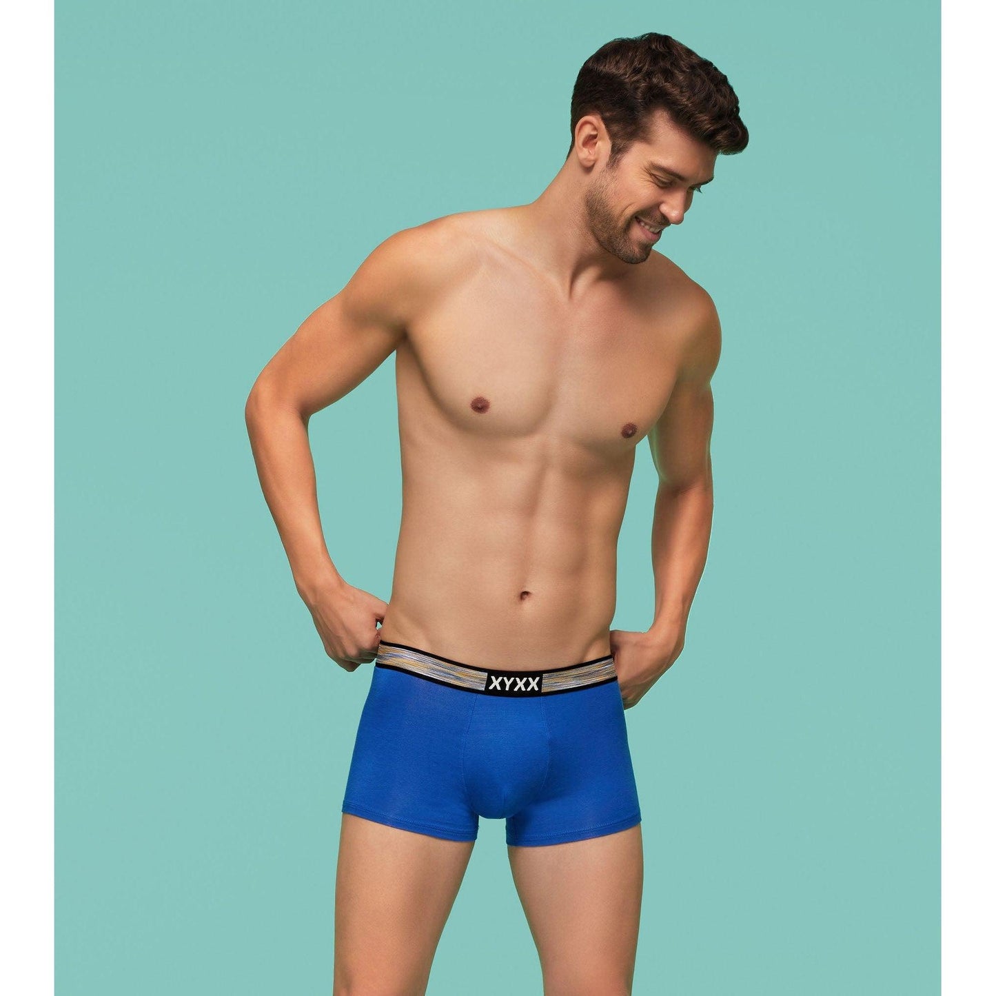 PACK OF 2 TENCEL™ TRUNKS- : HUES COLLECTION - CLASSIC BLUE / TWILIGHT BLUE