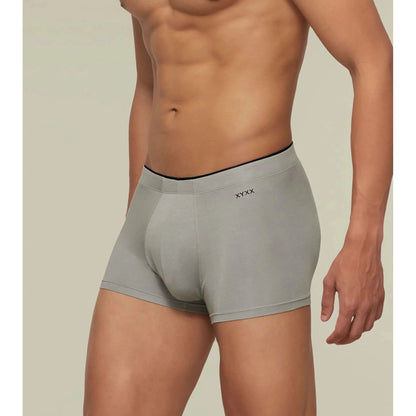 PACK OF 2 TENCEL™ TRUNKS- : UNO ASH GREY / ESTATE BLUE