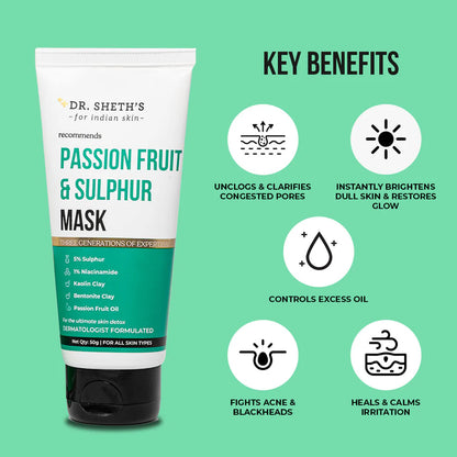 PASSION FRUIT AND SULPHUR MASK 50G