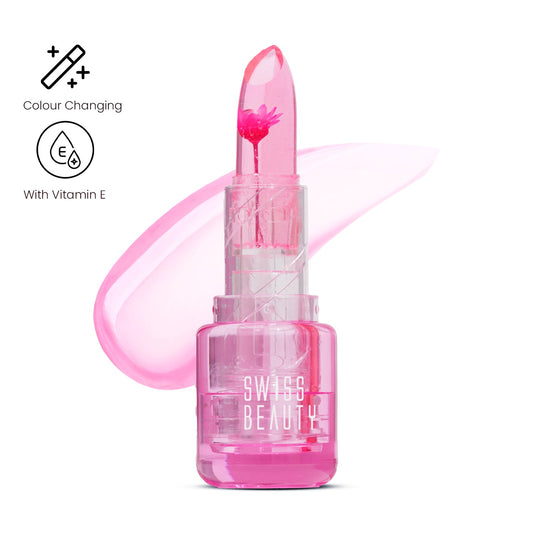Swiss Beauty Jelly Bloom pH Lip Balm — 01 Pink Petal