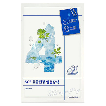 Numbuzin No.4 Icy Soothing Sheet Mask 27ml