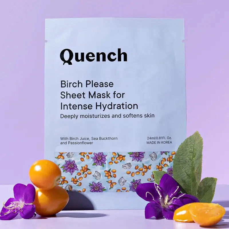 QUENCH BIRCH PLEASE SHEET MASK FOR INTENSE HYDRATION 24ML