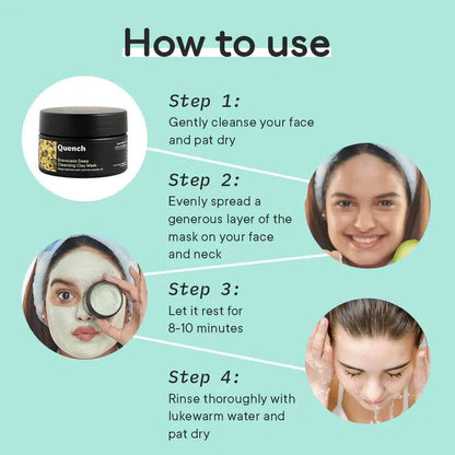 QUENCH BRAVOCADO DEEP CLEANSING CLAY MASK