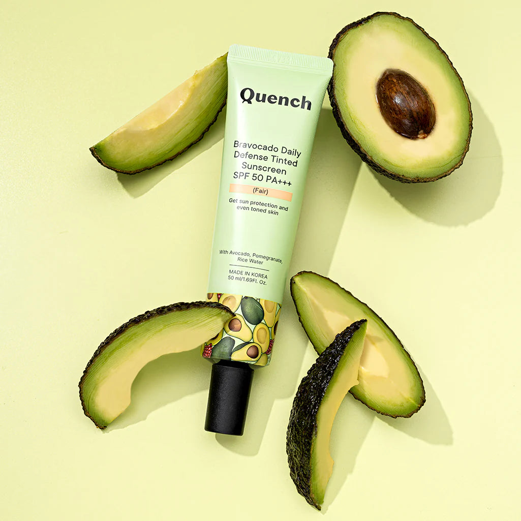 QUENCH BRAVOCADO (LIGHT) DAILY DEFENSE TINTED SUNSCREEN SPF 50 PA+++ 50ML