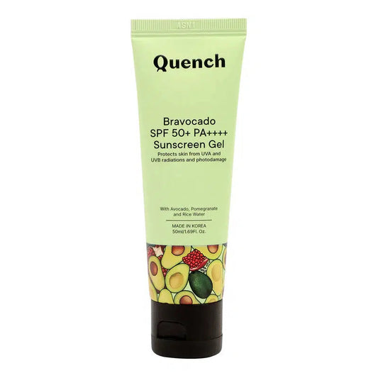 QUENCH BRAVOCADO SPF 50+ PA++++ SUNSCREEN GEL 50ML